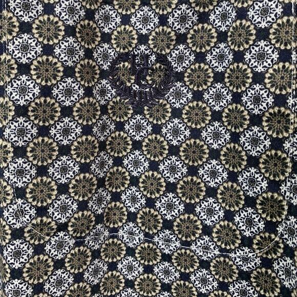 Vintage Hunt Club Men Shirt Size XXLT Medallion Print Long Sleeve Button Up Logo - Picture 6 of 6